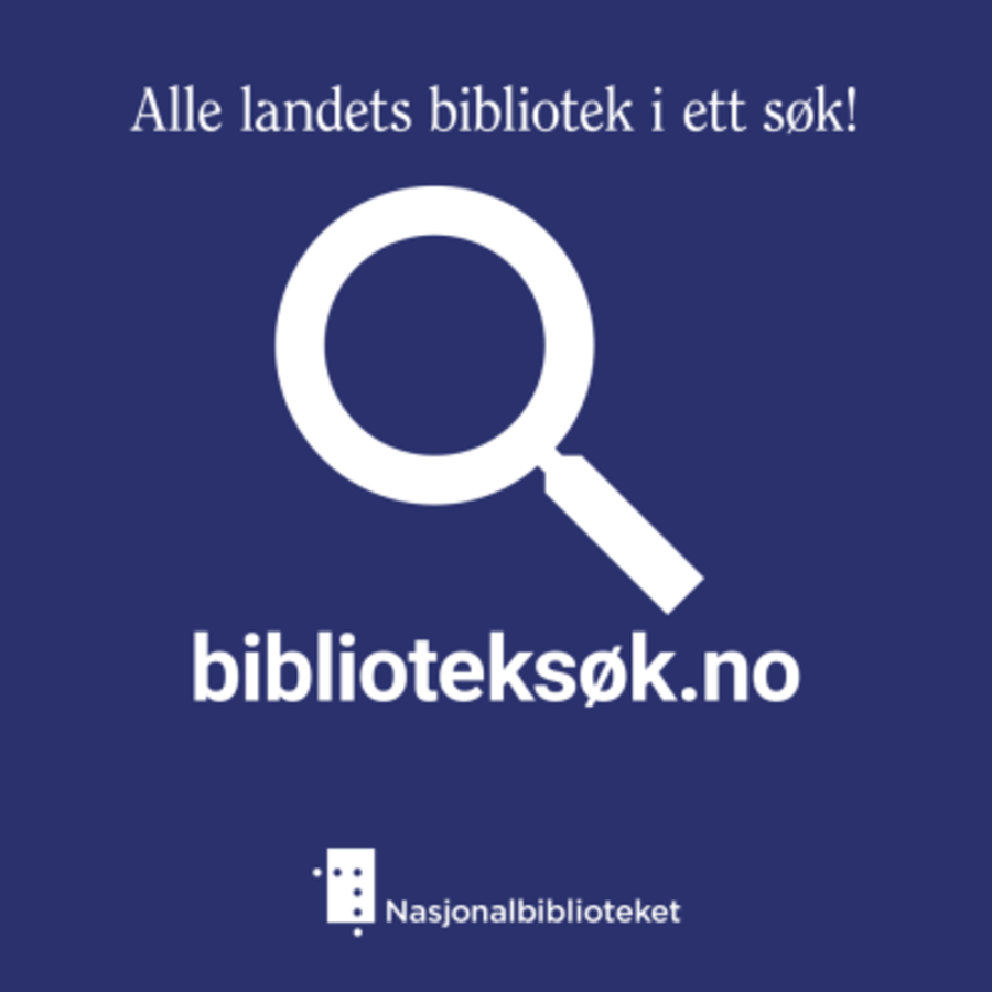 Logo Biblioteksøk Biblioteksøk er tilgjengelig for alle som har nasjonalt lånekort. Her kan du bestille bøker/lydbøker m.m. fra alle bibliotek i hele Norge.