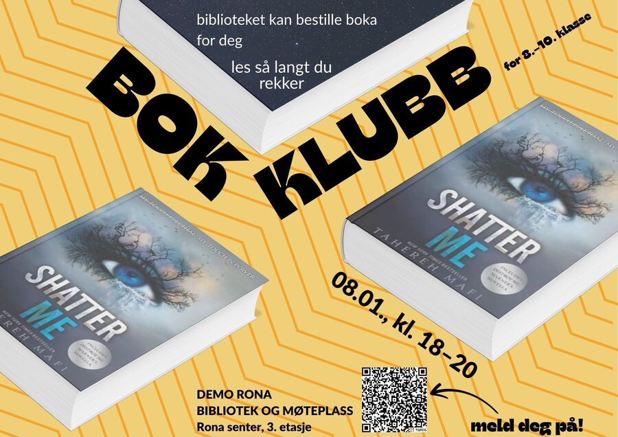 Bokklubb for ungdommer på Demo Rona.