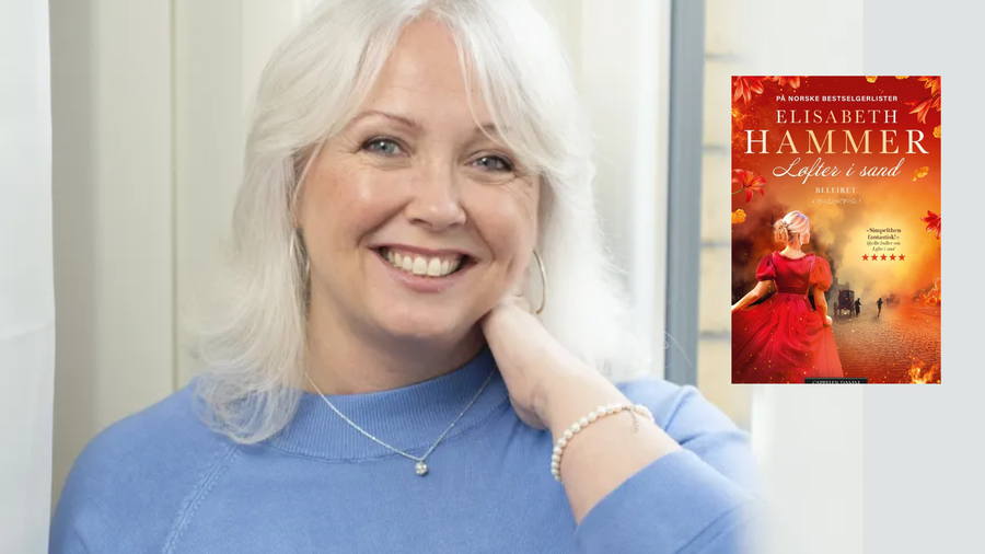 Hør Elisabeth Hammer snakke om "Beleiringen" på biblioteket. Elisabeth Hammer er ute med ny bok i serien "Løfter i sand".