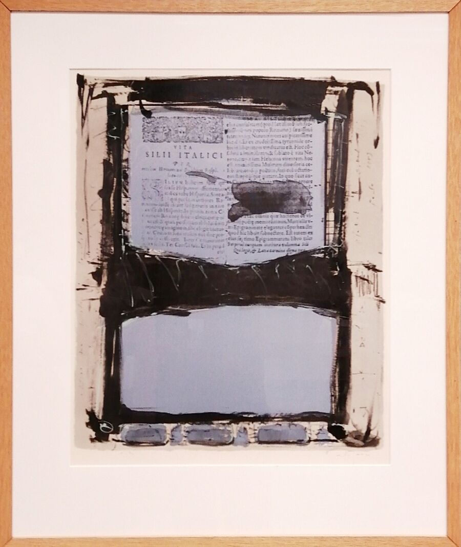 Grafisk blad Kjell Nupen Kristiansand folkebibliotek