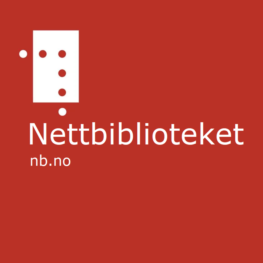 Nettbiblioteket består av et stort antall norske bøker, aviser, fotografier og programmer fra TV og radio. (Ill.: Verdal kommune) logo plakat nettbiblioteket nasjonalbiblioteket