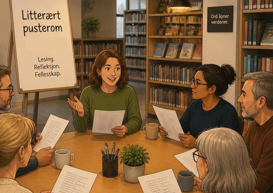 Bildet er KI-generet ved hjelp av Canva.