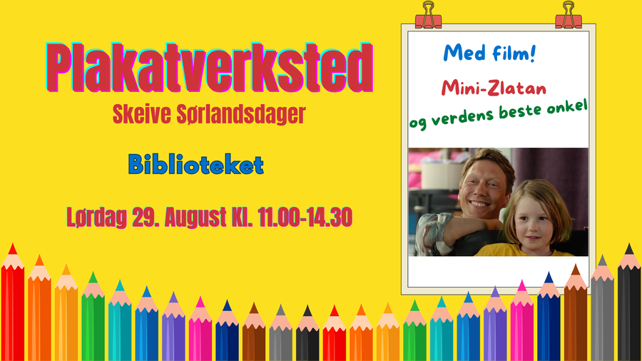 Plakatverksted med filmvisning i forbindelse med Skeive sørlandsdager. Foto: Skeive sørlandsdager Plakatverksted med filmvisning i forbindelse med Skeive sørlandsdager. Foto: Skeive sørlandsdager