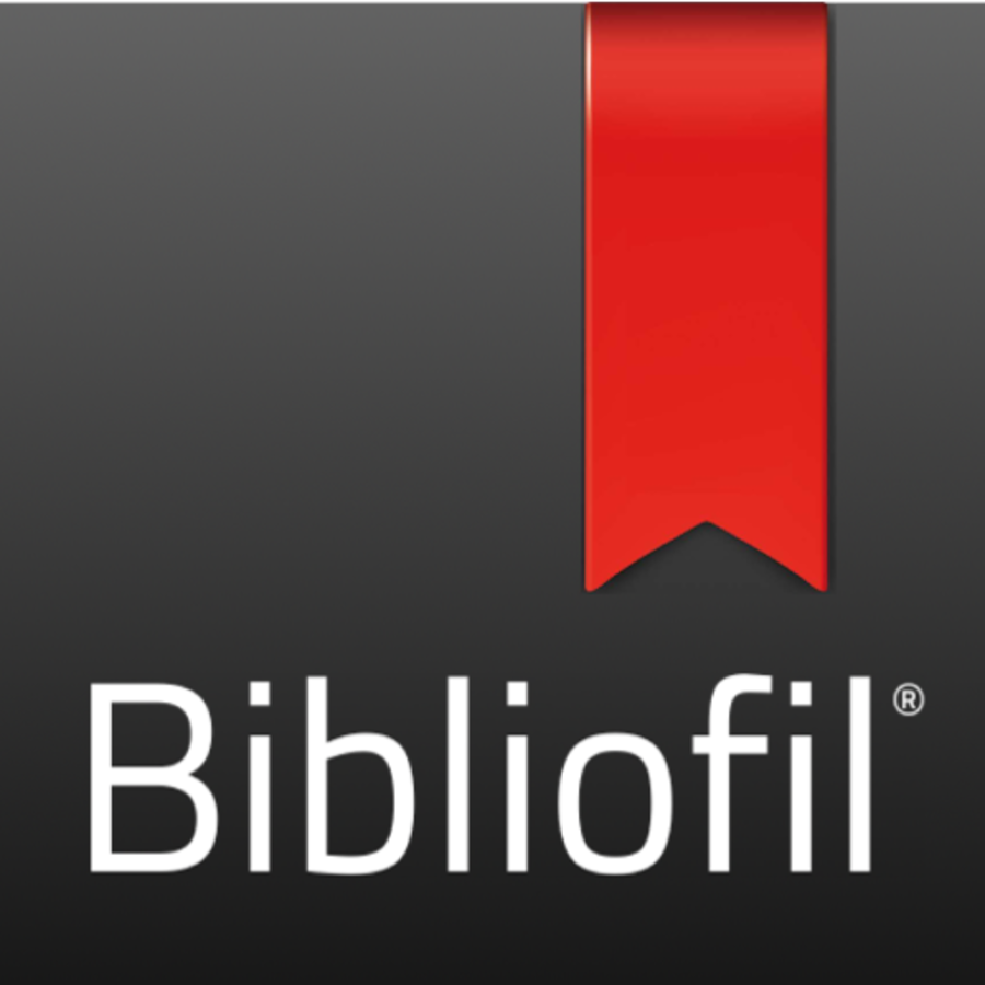 Bilde av biblioteksystemet vårt som kan lastes ned som app eller brukes på nett. Bibliofil er biblioteksystemet til Kristiansand folkebibliotek. Du kan enten logge inn via Min side på hjemmesiden vår, eller laste ned appen vår.